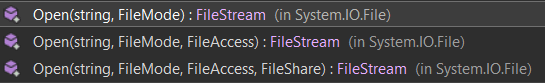 File.Open